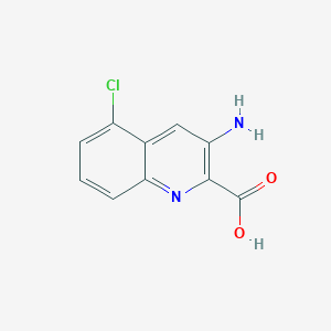 3-Amino-5-chloroquinoline-2-carboxylic acid