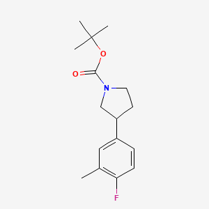 1-Boc-3-(4-fluoro-3-methylphenyl)pyrrolidine