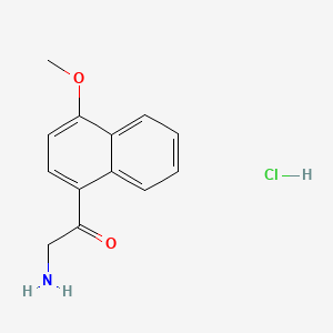 2-Amino-1-(4-methoxynaphthalen-1-yl)ethanone Hydrochloride