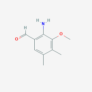 2-Amino-3-methoxy-4,5-dimethylbenzaldehyde