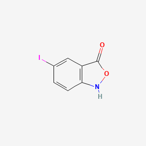 molecular formula C7H4INO2 B13671609 5-Iodobenzo[c]isoxazol-3(1H)-one 