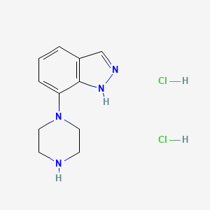 7-(Piperazin-1-yl)-1H-indazole dihydrochloride