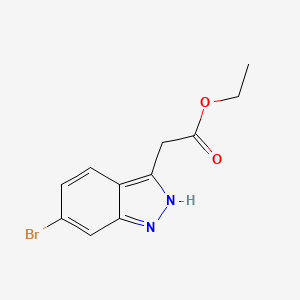 Ethyl 2-(6-bromo-1H-indazol-3-yl)acetate