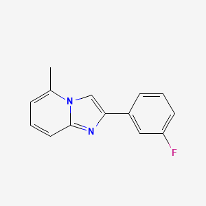 2-(3-Fluorophenyl)-5-methylimidazo[1,2-a]pyridine