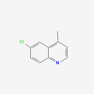 molecular formula C10H8ClN B1367173 6-Chloro-4-methylquinoline CAS No. 41037-29-0