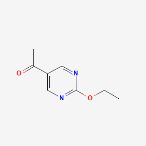 molecular formula C8H10N2O2 B13671765 1-(2-Ethoxypyrimidin-5-yl)ethanone 