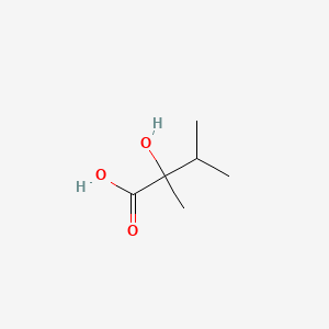 molecular formula C6H12O3 B1367179 2-羟基-2,3-二甲基丁酸 CAS No. 3639-20-1