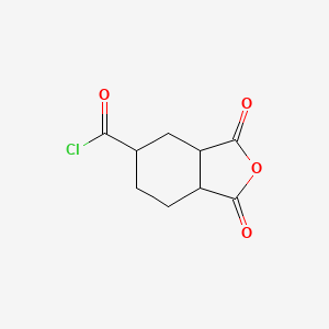 molecular formula C9H9ClO4 B13671820 1,3-Dioxooctahydroisobenzofuran-5-carbonyl Chloride 