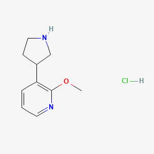 2-Methoxy-3-(pyrrolidin-3-yl)pyridine Hydrochloride