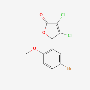 5-(5-Bromo-2-methoxyphenyl)-3,4-dichlorofuran-2(5H)-one