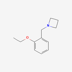 molecular formula C12H17NO B13671906 1-(2-Ethoxybenzyl)azetidine 