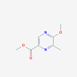 molecular formula C8H10N2O3 B13671913 Methyl 5-methoxy-6-methylpyrazine-2-carboxylate 