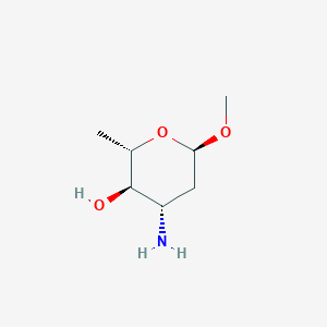 (2S,3R,4S,6R)-4-amino-6-methoxy-2-methyloxan-3-ol