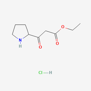 Ethyl (S)-3-Oxo-3-(2-pyrrolidinyl)propanoate Hydrochloride