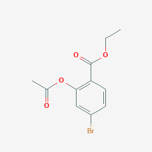 Ethyl 2-acetoxy-4-bromobenzoate