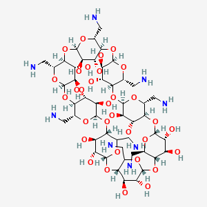 molecular formula C48H88N8O32 B13672090 Octakis(6-amino-6-deoxy)-|A-cyclodextrin 