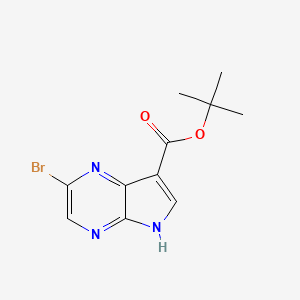 tert-Butyl 2-bromo-5H-pyrrolo[2,3-b]pyrazine-7-carboxylate