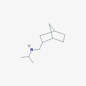 molecular formula C11H21N B1367231 {Bicyclo[2.2.1]heptan-2-ylmethyl}(propan-2-yl)amine 