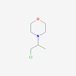 molecular formula C7H14ClNO B1367239 4-(1-氯丙基)吗啉 CAS No. 76191-26-9