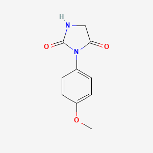 molecular formula C10H10N2O3 B1367244 3-(4-甲氧基苯基)咪唑烷-2,4-二酮 CAS No. 62101-55-7
