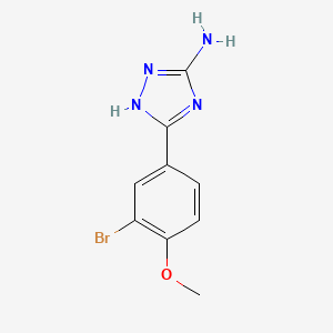 5-Amino-3-(3-bromo-4-methoxyphenyl)-1H-1,2,4-triazole