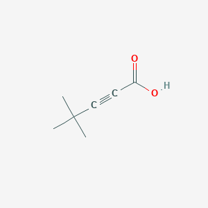 molecular formula C7H10O2 B1367264 4,4-二甲基戊-2-炔酸 CAS No. 52418-50-5