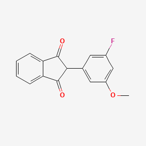 2-(3-Fluoro-5-methoxyphenyl)-1H-indene-1,3(2H)-dione