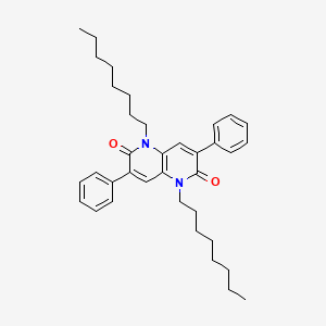 1,5-Dioctyl-3,7-diphenyl-1,5-naphthyridine-2,6(1H,5H)-dione