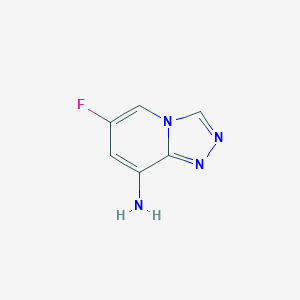 6-Fluoro-[1,2,4]triazolo[4,3-a]pyridin-8-amine