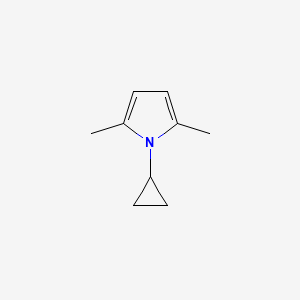 molecular formula C9H13N B1367290 1-环丙基-2,5-二甲基吡咯 CAS No. 54609-12-0