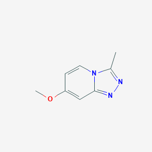 molecular formula C8H9N3O B13673027 7-Methoxy-3-methyl-[1,2,4]triazolo[4,3-a]pyridine 