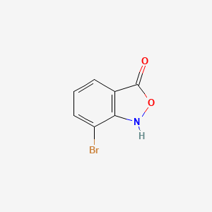 molecular formula C7H4BrNO2 B13673045 7-Bromobenzo[c]isoxazol-3(1H)-one 