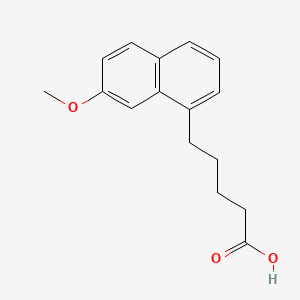 5-(7-Methoxy-1-naphthyl)pentanoic Acid