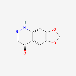 B1367308 [1,3]Dioxolo[4,5-g]cinnolin-4-ol CAS No. 28657-76-3