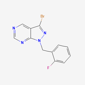 3-Bromo-1-(2-fluorobenzyl)-1H-pyrazolo[3,4-d]pyrimidine