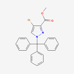 Methyl 4-bromo-1-trityl-1H-pyrazole-3-carboxylate