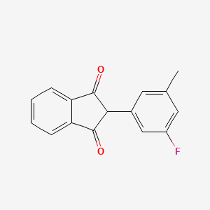 2-(3-Fluoro-5-methylphenyl)-1H-indene-1,3(2H)-dione