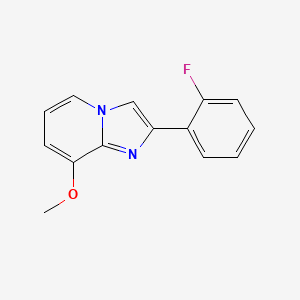 2-(2-Fluorophenyl)-8-methoxyimidazo[1,2-a]pyridine