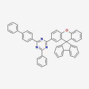 2-phenyl-4-(4-phenylphenyl)-6-spiro[fluorene-9,9'-xanthene]-2'-yl-1,3,5-triazine