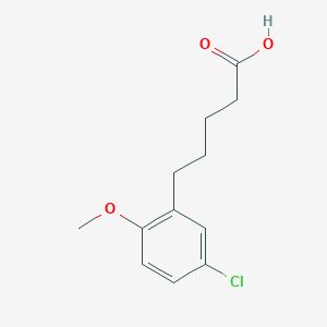 5-(5-Chloro-2-methoxyphenyl)pentanoic Acid