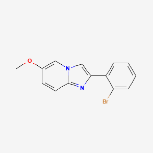 2-(2-Bromophenyl)-6-methoxyimidazo[1,2-a]pyridine