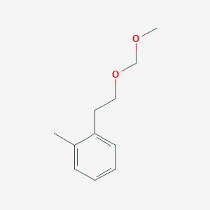 molecular formula C11H16O2 B13673458 1-[2-(Methoxymethoxy)ethyl]-2-methylbenzene 