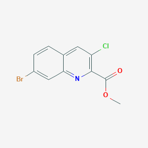 Methyl 7-bromo-3-chloroquinoline-2-carboxylate