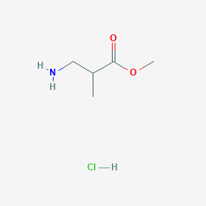 B1367350 Methyl 3-amino-2-methylpropanoate hydrochloride CAS No. 88512-06-5