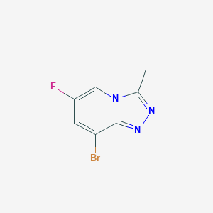 8-Bromo-6-fluoro-3-methyl-[1,2,4]triazolo[4,3-a]pyridine