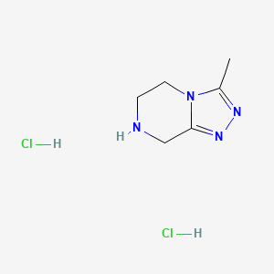 3-Methyl-5,6,7,8-tetrahydro-[1,2,4]triazolo[4,3-a]pyrazine dihydrochloride