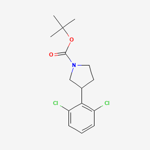 1-Boc-3-(2,6-dichlorophenyl)pyrrolidine