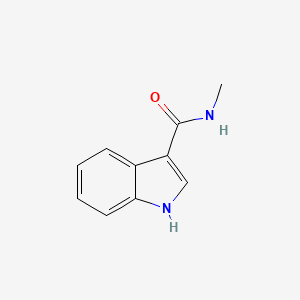 molecular formula C10H10N2O B1367355 N-甲基-1H-吲哚-3-甲酰胺 CAS No. 85729-23-3