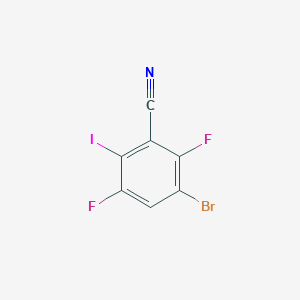 3-Bromo-2,5-difluoro-6-iodobenzonitrile