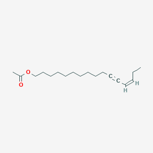 molecular formula C18H30O2 B1367356 13Z-十六烯-11-炔基乙酸酯 